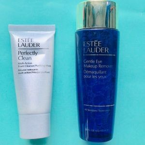 ESTĒE LAUDER makeup remover and foam cleanser
